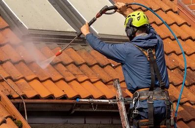 Démoussage et hydrofuge de toiture à Magnet